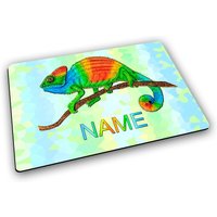 Platzset Mit Name/Chamäleon Personalisierbar Personalisiert Tischset Kinder von MausDesign