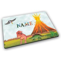 Platzset Mit Name/Dino Personalisierbar Personalisiert Tischset Kinder von MausDesign