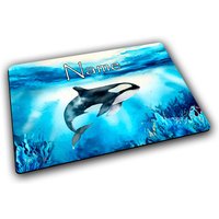 Platzset Mit Name/Orca Personalisierbar Personalisiert Tischset Kinder von MausDesign