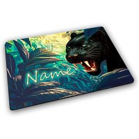 Platzset Mit Name/Panther Personalisierbar Personalisiert Tischset Kinder von MausDesign