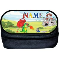 Ritter Stiftebox Personalisiert | Stiftetui Mit Namen Schlampermäppchen Stiftemäppchen von MausDesign