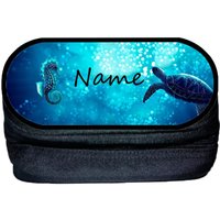 Schildkröte Stiftebox Personalisiert | Stiftetui Mit Namen Schlampermäppchen Stiftemäppchen von MausDesign