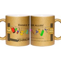 Tasse Personalisiert Lehrerin | Personalisierte Lehrer Glitzer Abschiedsgeschenk Schule Klasse Personalisierbar Mit Name von MausDesign
