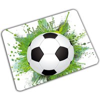 Vesperbrett Mit Name/Fußball Personalisierbar Personalisiert Frühstücksbrett Kinder von MausDesign