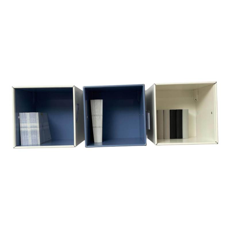 3er Set Offenes Hängeelement Aus Element X Ausführung RAL 9010 Reinweiß Und RAL ... von Mauser