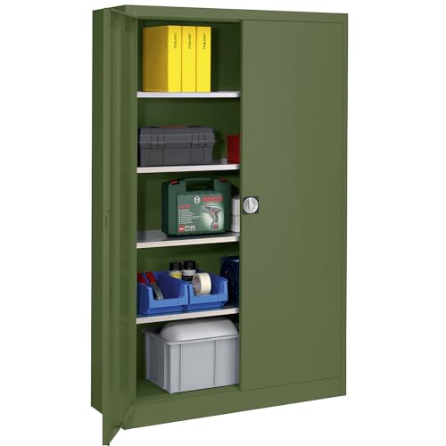 Mauser | Magazinschrank | HxBxT 1950 x 1200 x 420 mm | resedagrün Mauser | Magazinschrank | HxBxT 1950 x 1200 x 420 mm | resedagrün von Mauser