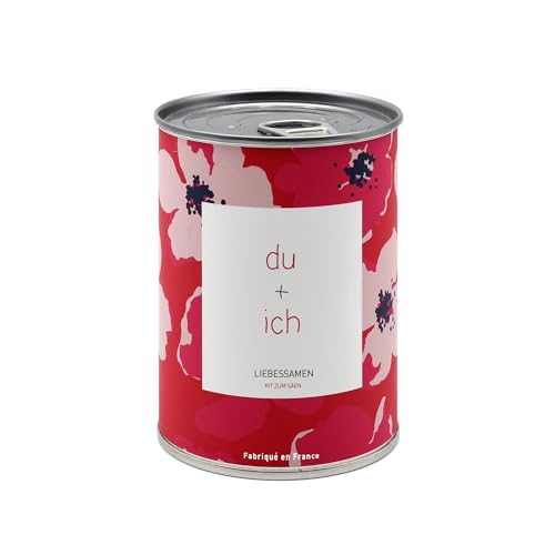 Geschenk-Anzuchtset mit personalisierter Nachricht - Geburtstagsgeschenk für Damen Herren, originelles Geschenk für Freunde Familie, für Feiern - Einfach zu verwenden - Blumen (Du und ich) von MauvaisesGraines-kits à semer