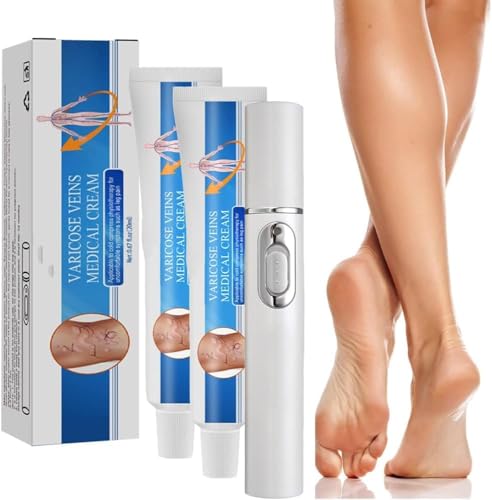 MavChanolia Behandlung von Krampfadern mit Blaulicht-Laser-Behandlungsstift, Set zur Krampfader-Blaulichttherapie mit Laser, Set zur Krampfader-Blaulichttherapie von MavChanolia