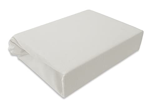 Spannbettlaken Kinderbett Inkontinenz Wasserdicht Jersey mit Polyurethane Membrane 60x120 70x140 80x160Top Qualität Hohe Gewicht 180g/m2 (Weiß, 80x160 von Mavantara