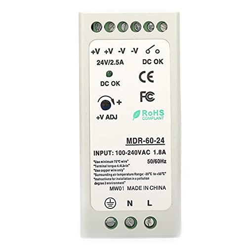 60W DC24V Industrial DIN Rail Netzteil MDR-60-24 Lange Lebensdauer für den industriellen Gebrauch von Mavaol