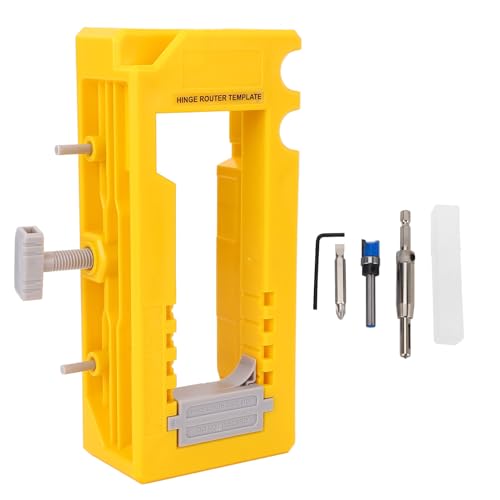 Einstellbare Türscharnierschange für 3-5 Zoll langen Quadratradius 1/4 Zoll oder 5/8-Zoll-Scharniere gelb Einstellbare Türscharnierschange für 3-5 Zoll langen Quadratradius 1/4 Zoll oder 5/8-Zoll-Scharniere gelb von Mavaol