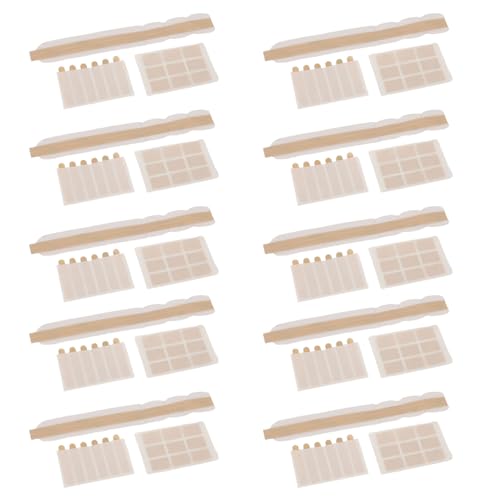 Filterkleber Streifen Kunststoff Slim Slim Transparent Doppy -Sided Computer Slide Mount Holder Tab für den Laptop -Monitor -Bildschirm mit 10 Schieber -Installationsclips und 20 von Mavaol