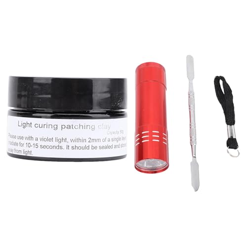 Leichtes Härtungskitt Kit 50g Schnell verfestelnde Multi -Zweck -Reparaturfüllfüller mit Licht für 3D -Drucke Handwerk Nägel Faserverstärkte Harzverbundwerkstoffe Leichtes Härtungskitt Kit 50g Schnell verfestelnde Multi -Zweck -Reparaturfüllfüller mit Licht für 3D -Drucke Handwerk Nägel Faserverstärkte Harzverbundwerkstoffe von Mavaol