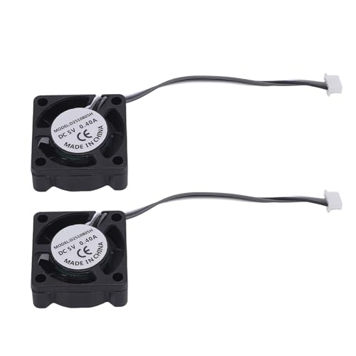 Mavaol 2PCS Hotend Lüfter 18000R/min DC 5V PWM Temperaturkontrolle Doppelkugellager Hotend -Kühllüfter Ersatz für von Mavaol