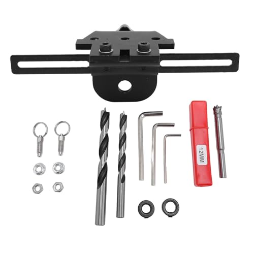 Mavaol 3 in 1 Dübel Jig -Kit hoher Kohlenstoffstahl -Dübel -Bohrführer mit 8 mm 10 mm 12 mm und Positionierungslineal Mavaol 3 in 1 Dübel Jig -Kit hoher Kohlenstoffstahl -Dübel -Bohrführer mit 8 mm 10 mm 12 mm und Positionierungslineal von Mavaol