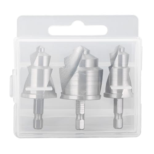 Mavaol 3pcs Hebebohrbits mit 1/4 Zoll Sechskant Shank Stepped Reamer Bit für PVC PPR Wasserrohr Reparatur 15-19 mm 18-24 mm 24-31mmmm Mavaol 3pcs Hebebohrbits mit 1/4 Zoll Sechskant Shank Stepped Reamer Bit für PVC PPR Wasserrohr Reparatur 15-19 mm 18-24 mm 24-31mmmm von Mavaol