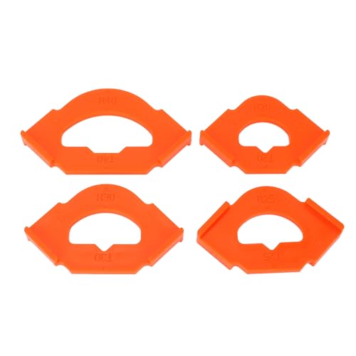 Mavaol 4PCS -Ecke Routing Vorlagen abgerundeter Schrägwinkelradius -Jig Set für Holzbearbeitung R20T20 R25T25 R30T30 R40T40 Orange Mavaol 4PCS -Ecke Routing Vorlagen abgerundeter Schrägwinkelradius -Jig Set für Holzbearbeitung R20T20 R25T25 R30T30 R40T40 Orange von Mavaol