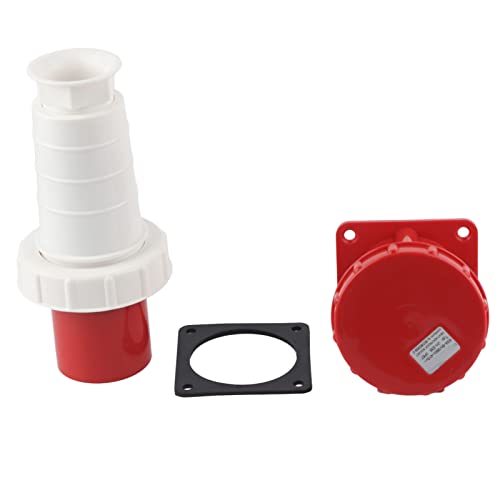 Mavaol Industrial Aviation Plug 3 Phase IP67 Set 5 -Plug -Stecker mit verdeckter Sockel für Harte Umgebung von Mavaol