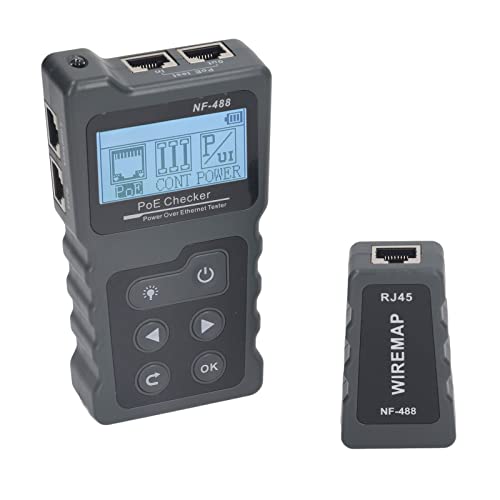 Mavaol -Netzwerk -POE -Tester Automatische Identifikation Cat5 Cat6 -Stromversorgung über Ethernet -Testerprüfung für die Lastschleifleistung von Mavaol