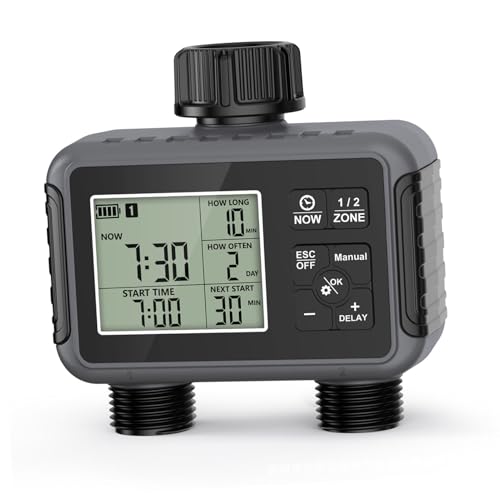 Smart Sprinkler Timer Double Outlets Bewässerungssystem Bewässerung Timer Garten Rasen Regenverzögerung Automatisches Handbuch für das Bewässerungssystem Smart Sprinkler Timer Double Outlets Bewässerungssystem Bewässerung Timer Garten Rasen Regenverzögerung Automatisches Handbuch für das Bewässerungssystem von Mavaol