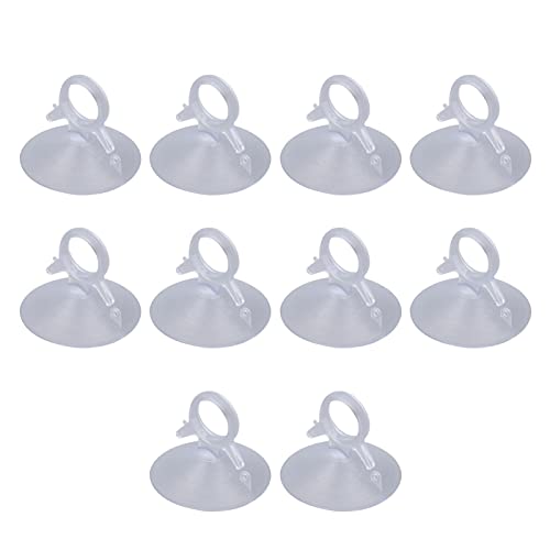 Starke Windschutzscheibe Saugnapfbecher Transparentes Glas Lifter Pull Ring Schnalle Solar Panel Keramikfliesen 10pcs PVC von Mavaol