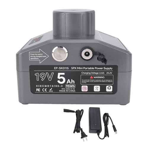 Tragbare Stromversorgung hoher Kapazitätsbatterie für Mini -Antennen verlängerte Laufzeit mit Rohradapter -Kit Camping -Wanderweg von Mavaol
