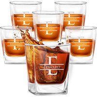 Maverton 6Er Whisky Gläser Set Mit Gravur - Whiskey Glas 250 Ml Personalisiert Schöne Geschenk Zum Geburtstag Für Männer von Maverton