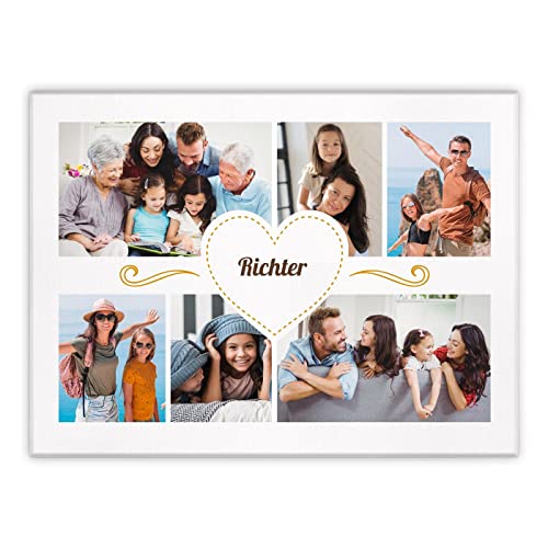 Maverton Leinwandbild mit eigenem Foto - personalisiertes Foto Leinwand mit Holzrahmen - Größe 30x40 oder 50x70 - Fotoleinwand Collage - Fotobild auf Leinwand für Paar - Herzchen - 30 x 40 cm Maverton Leinwandbild mit eigenem Foto - personalisiertes Foto Leinwand mit Holzrahmen - Größe 30x40 oder 50x70 - Fotoleinwand Collage - Fotobild auf Leinwand für Paar - Herzchen - 30 x 40 cm von Maverton