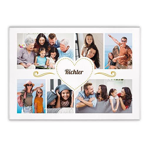 Maverton Leinwandbild mit eigenem Foto - personalisiertes Foto Leinwand mit Holzrahmen - Größe 30x40 oder 50x70 - Fotoleinwand Collage - Fotobild auf Leinwand für Paar - Herzchen - 50 x 70 cm Maverton Leinwandbild mit eigenem Foto - personalisiertes Foto Leinwand mit Holzrahmen - Größe 30x40 oder 50x70 - Fotoleinwand Collage - Fotobild auf Leinwand für Paar - Herzchen - 50 x 70 cm von Maverton