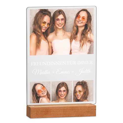 Maverton beleuchteter LED-Rahmen - personalisiertes Acryl Glasbild mit Foto - Fotorahmen mit LED-Beleuchtung - LED Acrylglas Fotogeschenk für Frau Mann Paar - Größe: L/XL - Freundinnen Maverton beleuchteter LED-Rahmen - personalisiertes Acryl Glasbild mit Foto - Fotorahmen mit LED-Beleuchtung - LED Acrylglas Fotogeschenk für Frau Mann Paar - Größe: L/XL - Freundinnen von Maverton