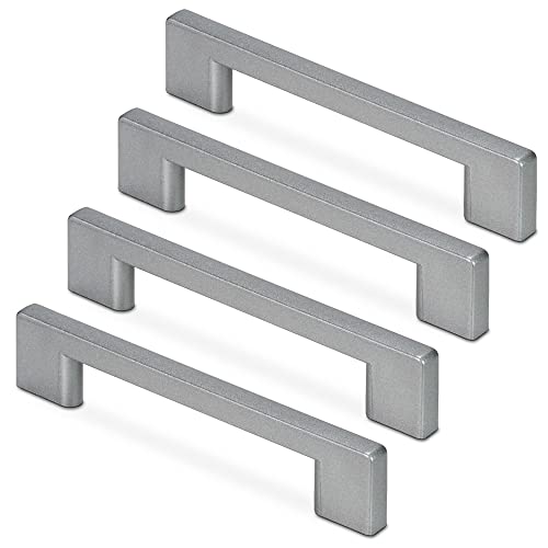 Mavö 4 x Schubladengriff 160 mm Griffe Möbelgriff Küchengriffe Türgriffe Schrankgriff Silber-grau PIKO (160mm) von Mavö