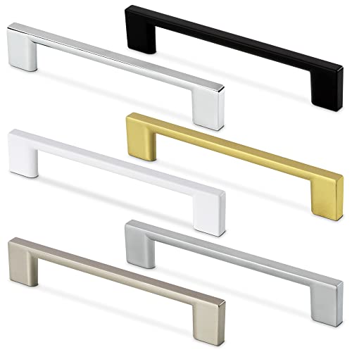 Mavö Schubladengriff Griff Möbel Möbelgriff Schrankgriff Techno (Chrom matt, 224mm) von Mavö