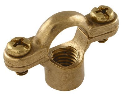 28 mm OD Single Munsen Ring, Single Munsen Ring Messing, Messing Rohr-Clips (metrische Clips und Rückplatten) von Mavros Supplies