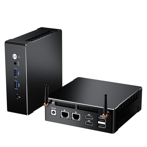 Mavsloly AI Mini-Gaming-PC mit AMD Ryzen 7 7840HS bis zu 5,1 GHz, 32 G DDR5 RAM, 1T PCIE4.0 SSD, Dual LAN, 2 x HDMI, 1 x USB-C, 4K Triple Display, Wi-Fi 6e, Radeon 780M Grafik, VESA, Windows 11 Pro von Mavsloly