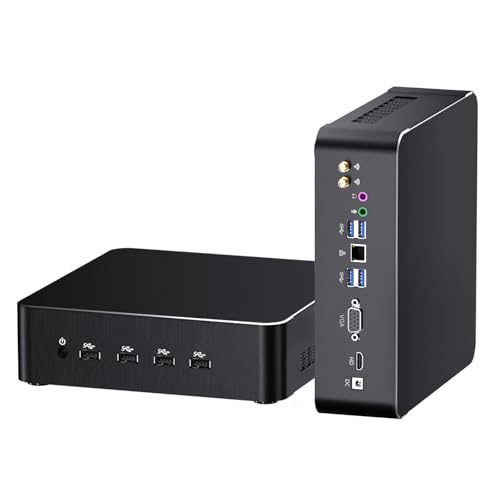 Mavsloly Mini PC i9, Core i9-11900H (8 Kerne, 2,5-4,9 GHz) mit 32G RAM, 1T SSD Desktop Computer, 4K, 1x HDMI, 1x VGA Dual Display, Wi-Fi 6e, Bluetooth 5.3, WOL Windows 11 Pro von Mavsloly