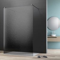 maw by GEO Walk-in-Dusche "flex A-W002CEG", BxH: 140 x 200 cm, Crash-Glas Edelgrau von Maw By Geo