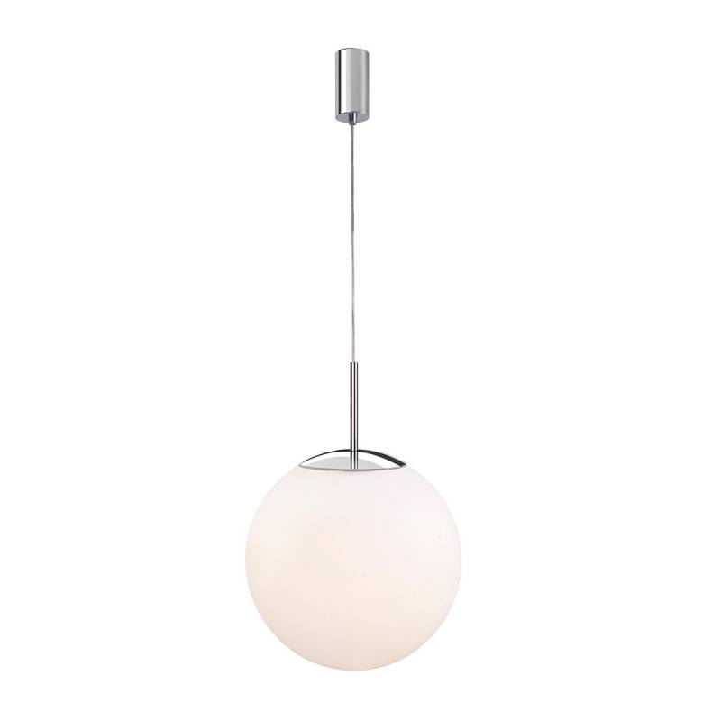 Mawa Design - Glaskugelleuchte Pendelleuchte Ø30cm - weiß/matt/Ø 30cm/1x Halogen-Tube E27/100W von Mawa Design