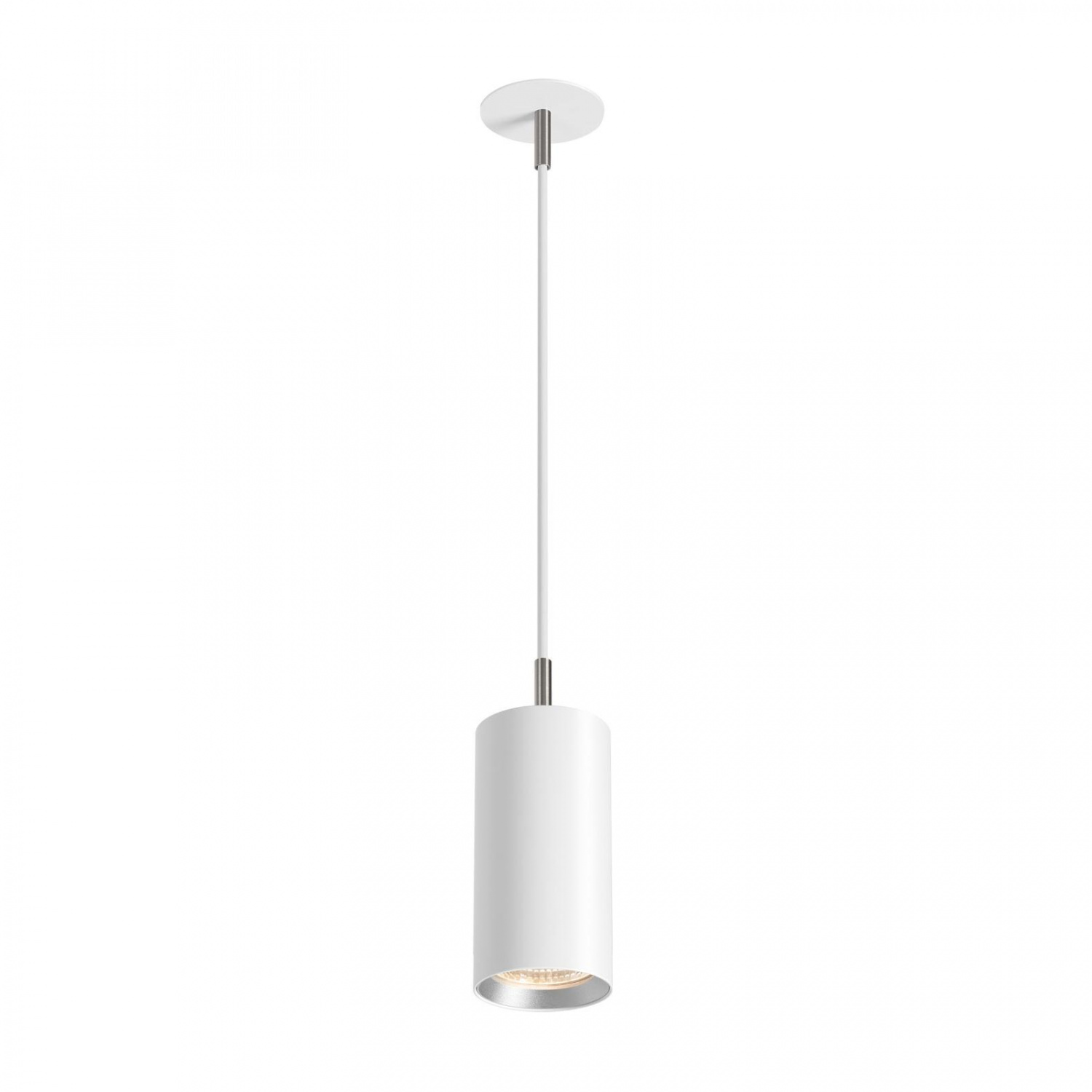 Mawa Design - Seventies LED Einbau Pendelleuchte - weiß/matt/H x Ø 18x26,1cm/inkl. LED Trafo/3000 K/2600lm von Mawa Design