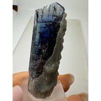 Tansanit Mit Prehnit Kristall Stufe | 30.5Gr. Natural Tanzanite Crystal With Prehnite Rough von MawinguGems