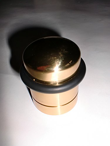 Türstopper Messing massiv - gold-optik mit Gummiring von Max Bahr