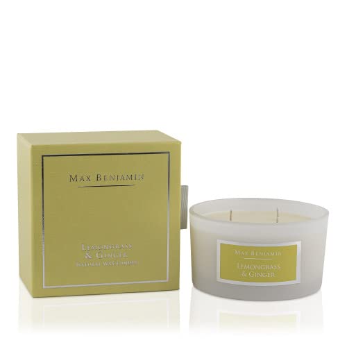 Max Benjamin 3-Docht-Duftkerze Lemongrass & Ginger 426g von Max Benjamin