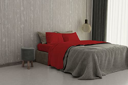Italian Bed Linen maxcolor Bedding Red Italian Bed Linen maxcolor Bedding Red von MB HOME ITALY