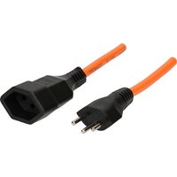 Max Hauri AG 114414 Strom Verlängerungskabel Orange 3.00m H07BQ-F 3G 1,5mm² von Max Hauri AG