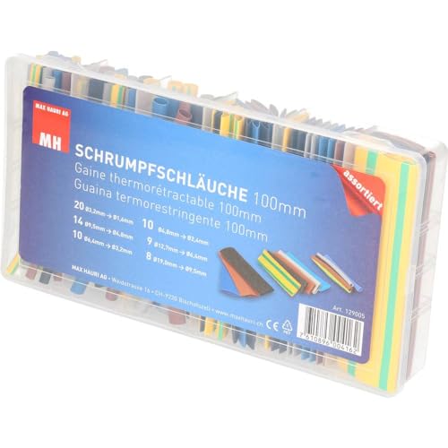 Max Hauri AG 129005 Schrumpfschlauchsortiment Schrumpfrate:2:1 1m von Max Hauri AG