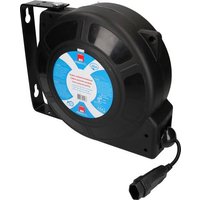 Max Hauri AG 137369 Wandkabeltrommel 20.00m Schwarz Schweiz-Stecker von Max Hauri AG