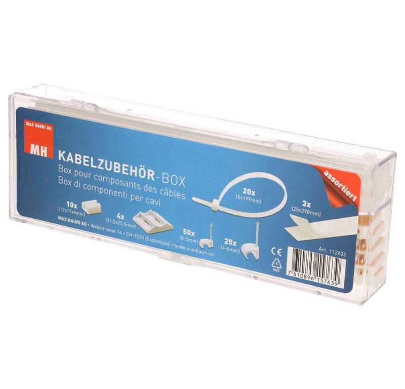Max Hauri AG Kabelverbinder-Sortiment Max Hauri AG Kabelhalter-Sortimentsbox 112602 1 St., 112602 von Max Hauri AG
