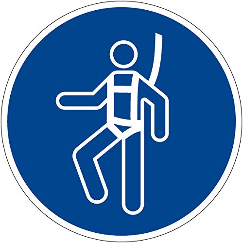 Gebotszeichen - Auffanggurt benutzen - Kunststoff - 20 cm von Max Systems