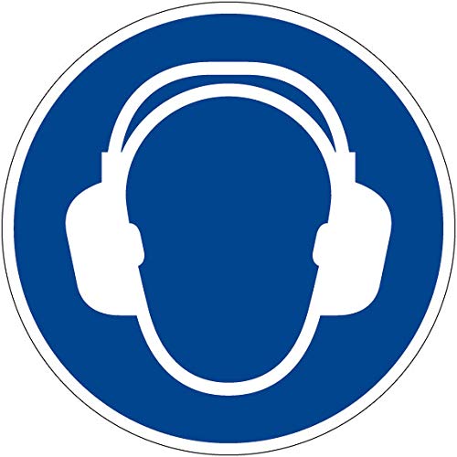Gebotszeichen - Gehörschutz benutzen - Kunststoff - 20 cm von Max Systems