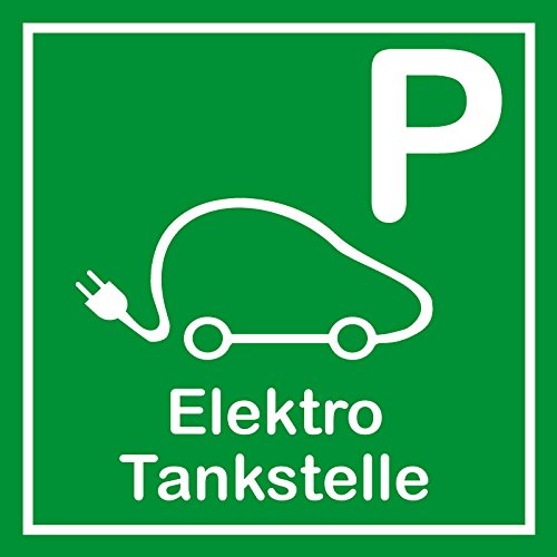 Schild für erneuerbare Energien - Parkplatz Elektro Tankstelle - Folie Selbstklebend - 20 x 20 cm Schild für erneuerbare Energien - Parkplatz Elektro Tankstelle - Folie Selbstklebend - 20 x 20 cm von Max Systems