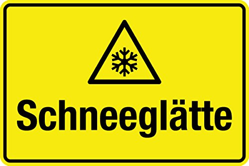 Winterschild | Schneeglätte | Folie | in verschiedenen Größen erhältlich von Max Systems